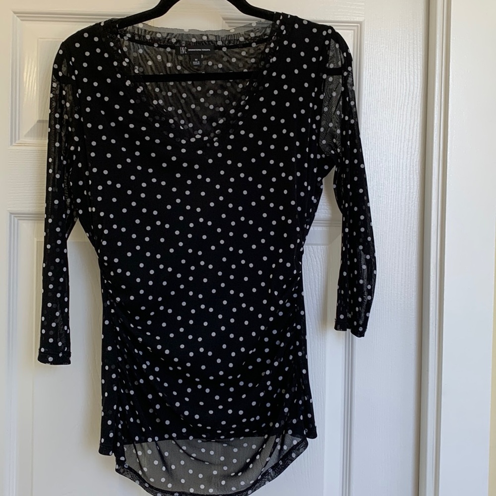 INC Polkadot Top.